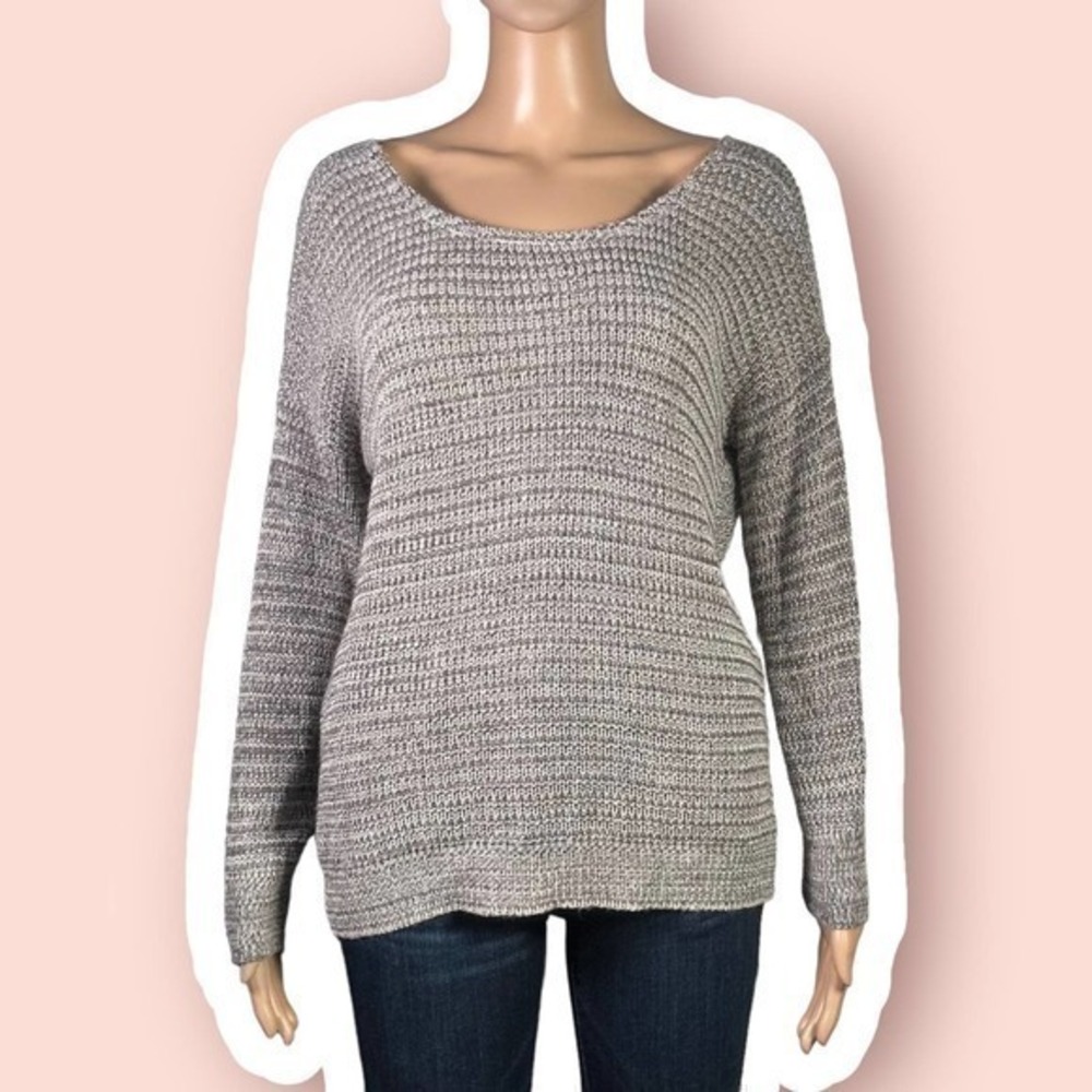NWT Absolutely Stitch Fix Clara Twist Back Gray Sweater Size Small - "Lolita"